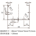 HIGH SPEED LIGHT KEEL ROLL FORMING MACHINE